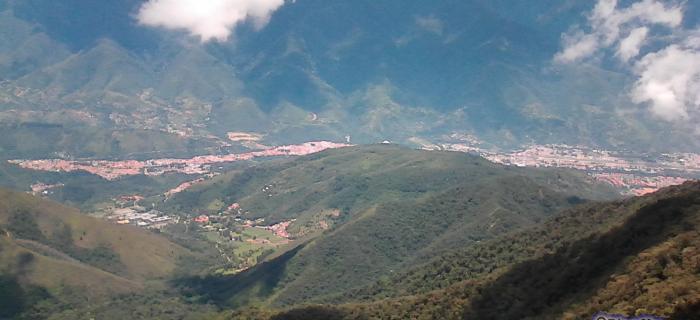Vista de Mérida desde El Paramito - Monte Zerpa